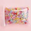 Creative Acrylic DIY Frosting Beads Colorful Semi Transparent Color 80Pcs 6mm Round Crafts for Jewelry Making
