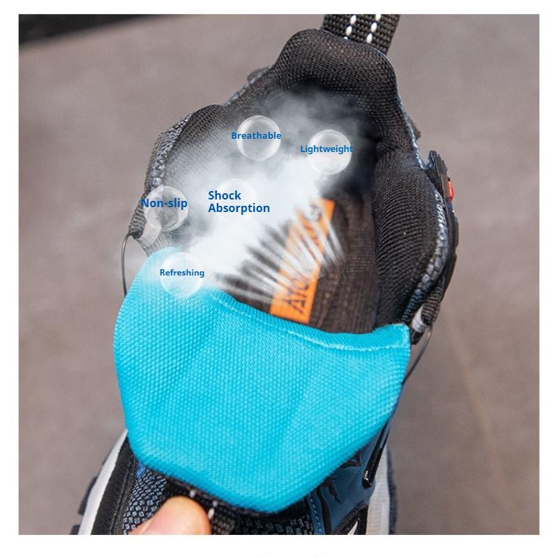 Drehknopf Modische und coole Outdoor-Sportschuhe für Jungen mit hohem Design und hohem Wert Wanderschuhe