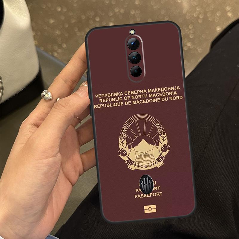 

Чехол для телефона с паспортом Македонии для Nubia Red Magic 8 Pro Redmagic 5G 5S 6R 6S 7S 8S Pro Plus 6 7 Pro Red Magic 7 Pro