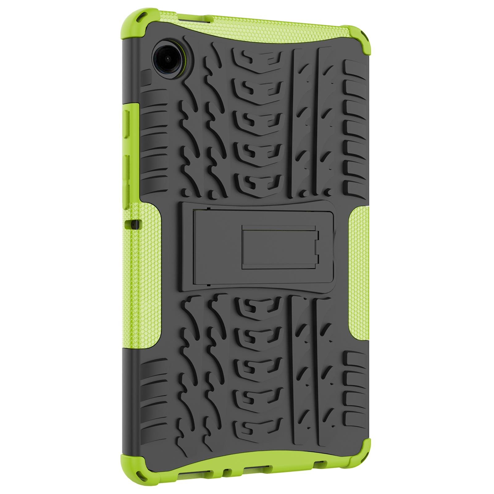 

For Samsung Galaxy Tab A9 Kickstand Cover Tire Texture Anti-slip Tablet Case Black