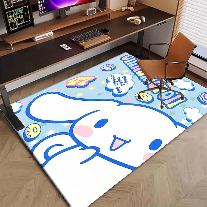 1pc Sanrio Cinnamoroll3 Design Printed Area Rug Carpet for Bedroom Living Room Home Decor Rugs Mat Non Slip Mat Rug for Bedside