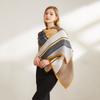 Premium Light Luxury Scarf Herringbone Pattern Shawl Women'S Outdoor Sunscreen Dual-Purpose Gift Elder Temperament Silk Scarf