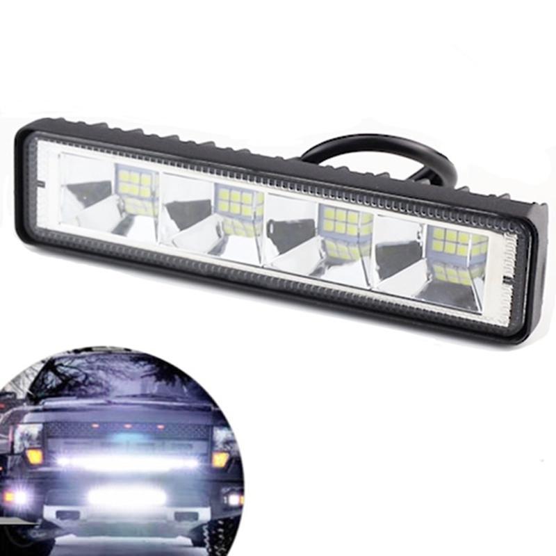 2Pcs 6'' 200W Led Work Light Flood Beam Bar Light Bar Offroad Lights Driving Fog Lights Lamps Drl Lights For Car Suv Truck Offroad