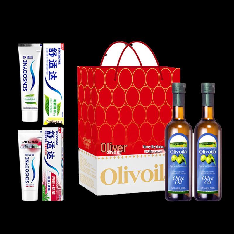 Sensodyne Toothpaste & Starry Olive Oil Gift Set