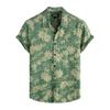 New summer casual hot sale D printing short-sleeved shirt Hawaiian shirt men's vacation seaside source