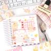 4-Sheet Lovely Cartoon Cat and Dog Stickers, Charming Pet Motifs Ideal for Decorating Journals and Handmade Cards