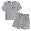 Kinder Sommer Neues Kurzarm-T-Shirt+Shorts 2-teiliges Trainingsanzug Set Junge Mädchen Geburtstagsgeschenk 3-12 Jahre Kleidung Lässig Mode Jogginganzug