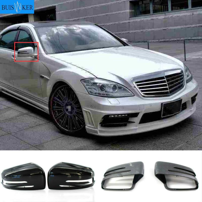 

Крышка корпуса зеркала заднего вида автомобиля левое/правое крыло, крышка зеркала заднего вида для Mercedes-Benz C-Class W176 W246 W204 W212 W221 Right black