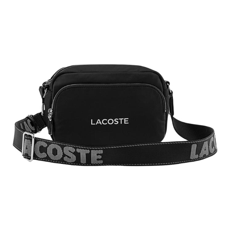 Lacoste Fashion Lightweight Zipper Closure Fabric Shoulder Crossbody Bag Unisex bags Black NU3825SG-126164-279 Black 20250₽