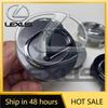 2026 Hot Interior Stickers 4Pcs 62MM Car Tire Wheel Hub Center Cover Badge Decoration Set With For RX300 IS200 IS250 ES350