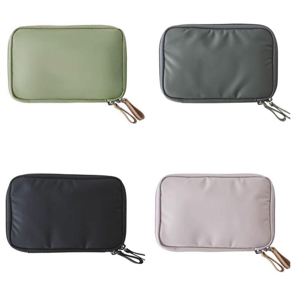 Einfarbiges Reiseportemonnaie Ticketaufbewahrung Wasserabweisend Passhülle Koreanisches Nylon Multifunktion Kreditkartenhalter Reise