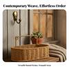 Wall Basket with Arched Handle Natural for Bathroom