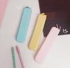 Silicone Pencil Case Compact Student Pencil Bag Simple Color Pen Holder Premium Stationery Storage Bag For Back To School Gift