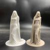 1PC 3D Mystery Masked Lady Statuette Character Sculpture Ornament Tabletop Wine Cabinet Home Decoration