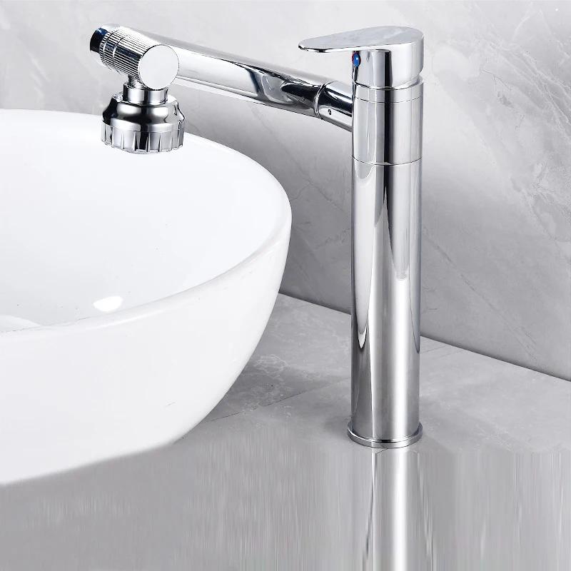 Multifunction Bathroom Faucet Gold Sink Faucet Hot Cold Water Mixer Crane Deck Mounted Universal Water Taps Black White