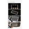 HD Mirror Car LED Makeup Mirror Sun Visor Plate Interior Rear Mirror USB Charing Dimmable Touchscreen Auto Vanity Mirror