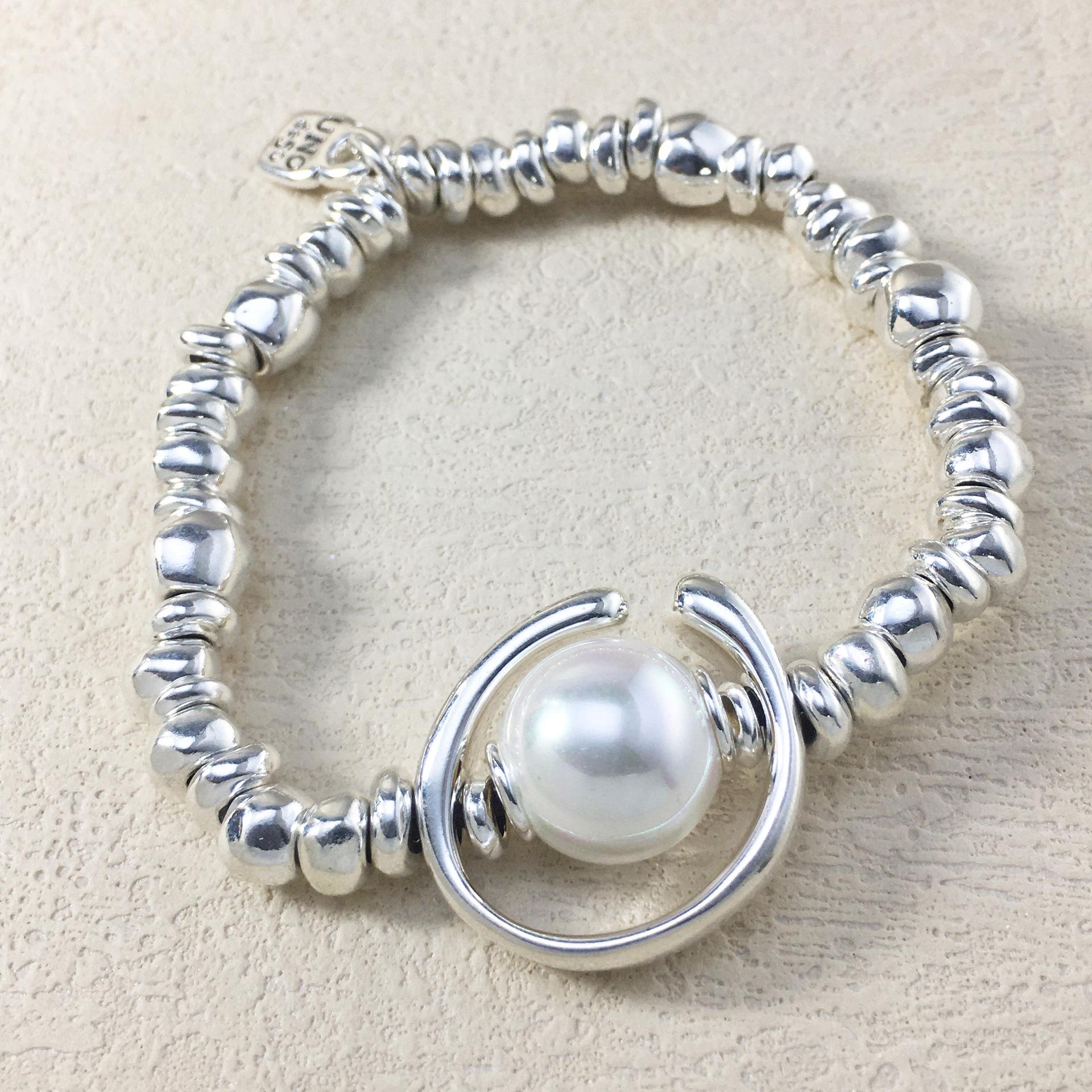 UNOde50 2024 Exquisite Pearl Bracelet: European  American Favorite, Romantic Women s Jewelry Gift