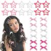 Ballet Style 4cm Bow Duckbill Hair Clip - Sweet Ribbon Hair Accessory