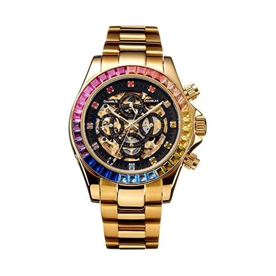 Daniel & Douglas DD8802DG-RBBK4 Automatic DANIEL&DOUGLAS Watch Mechanical Automatic Winding Men s Gold Black