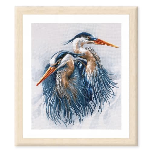 

Lanarte Cross Stitch, Blue Herons (14 Count)