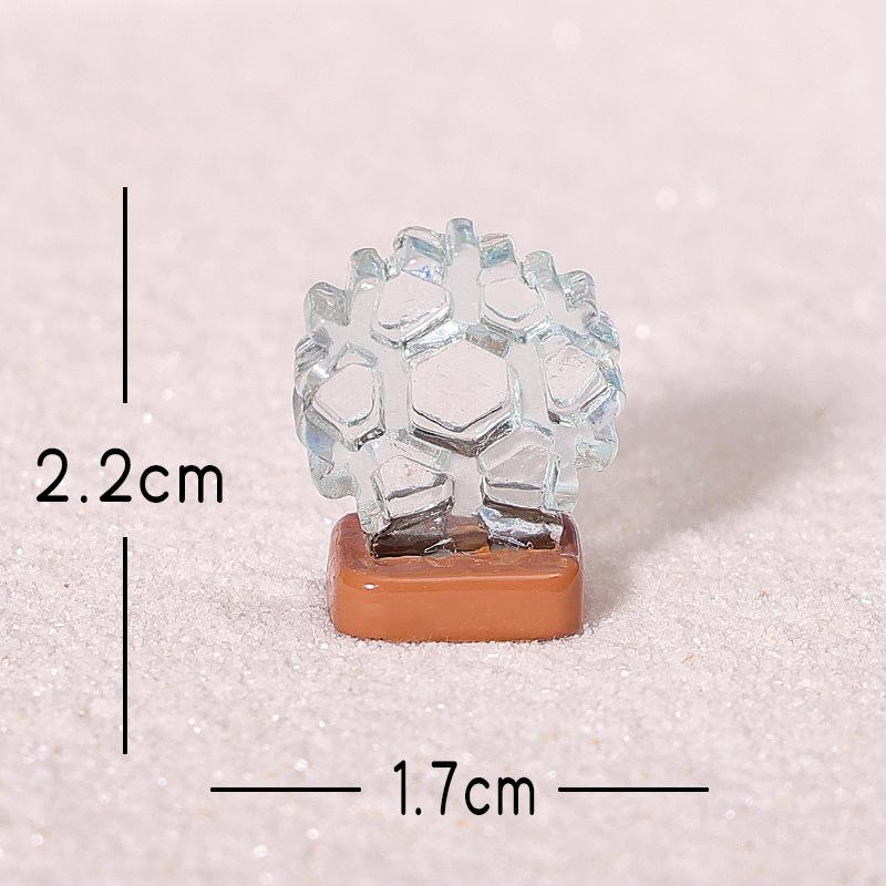 Christmas Simulation Cute Snowman Micro-landscape Car Decoration, Resin Craft Decorative Small Decoration Accessories