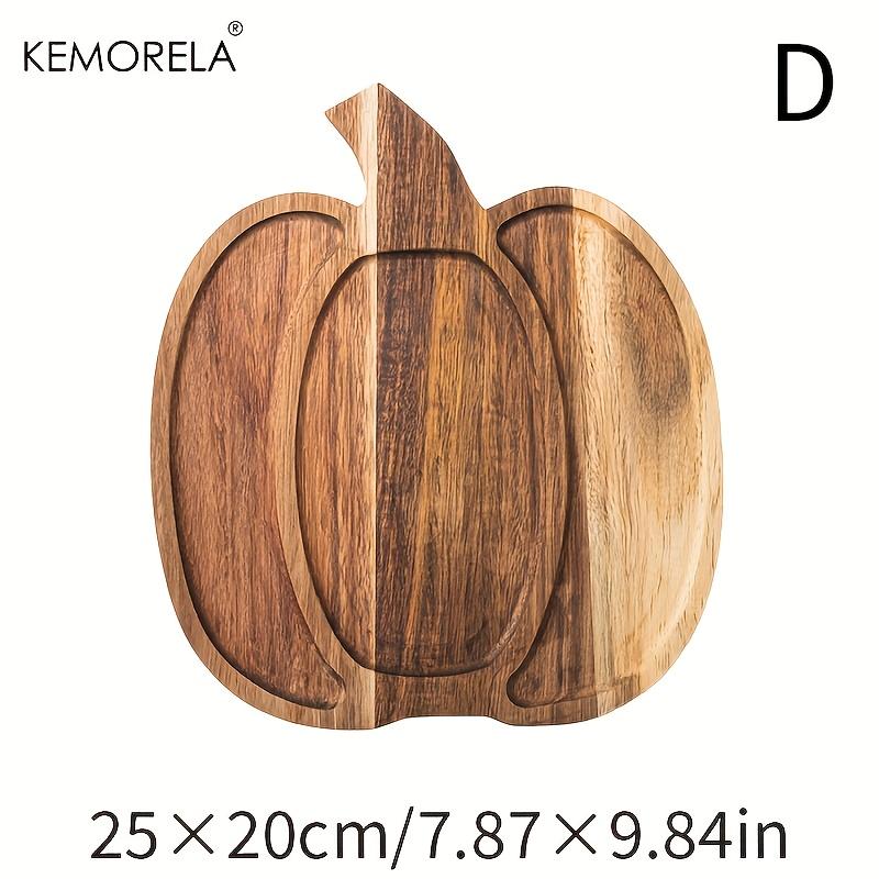 1PC Wooden Charcuterie Board Serving Tray Kitchen Vegetable Charcuterie Board Party Appetizer Tray For Christmas And Halloween
