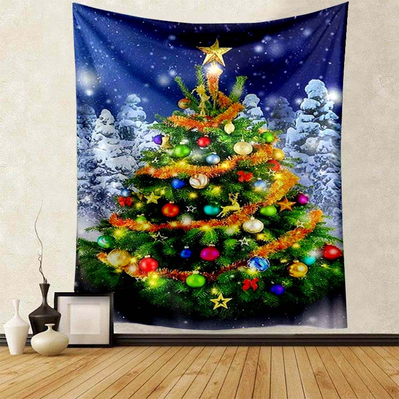 Beach Blanket Living Room Decoration Bedroom Background Cloth Santa Red Riding Hood Gnome Cute Tapestry Wall Hanging