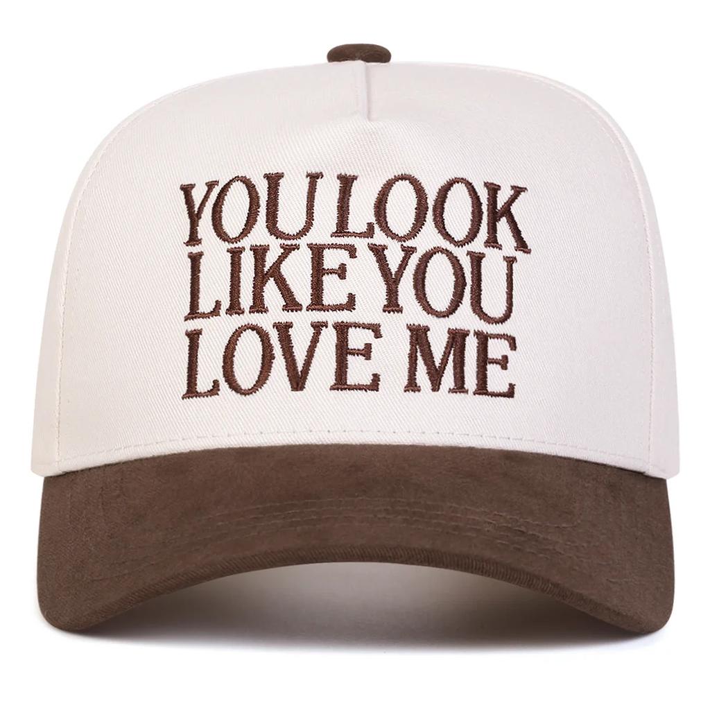 Unisex YOULOOK LIKE YOU Letter Embroidery Baseball Caps Spring Autumn Outdoor Adjustable Casual Hats Sunscreen Hat Sports Cap