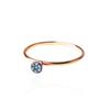 Mezmic Fairy 14K Blue Diamond Cute Ring