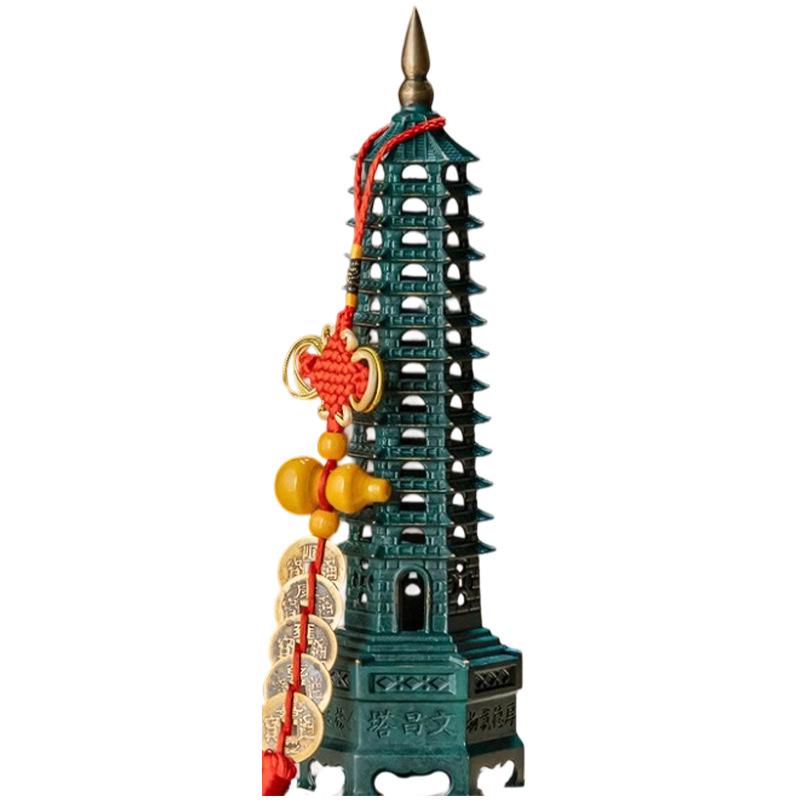 Antique Style Wenchang Tower Vertical Incense Burner and Aroma Diffuser for Sandalwood & Agarwood