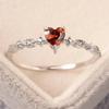 925 Sterling Silver Zircon Simplicity Love Heart Ring For Women Engagement Wedding Fashion Luxury High Quality Fine Jewelry