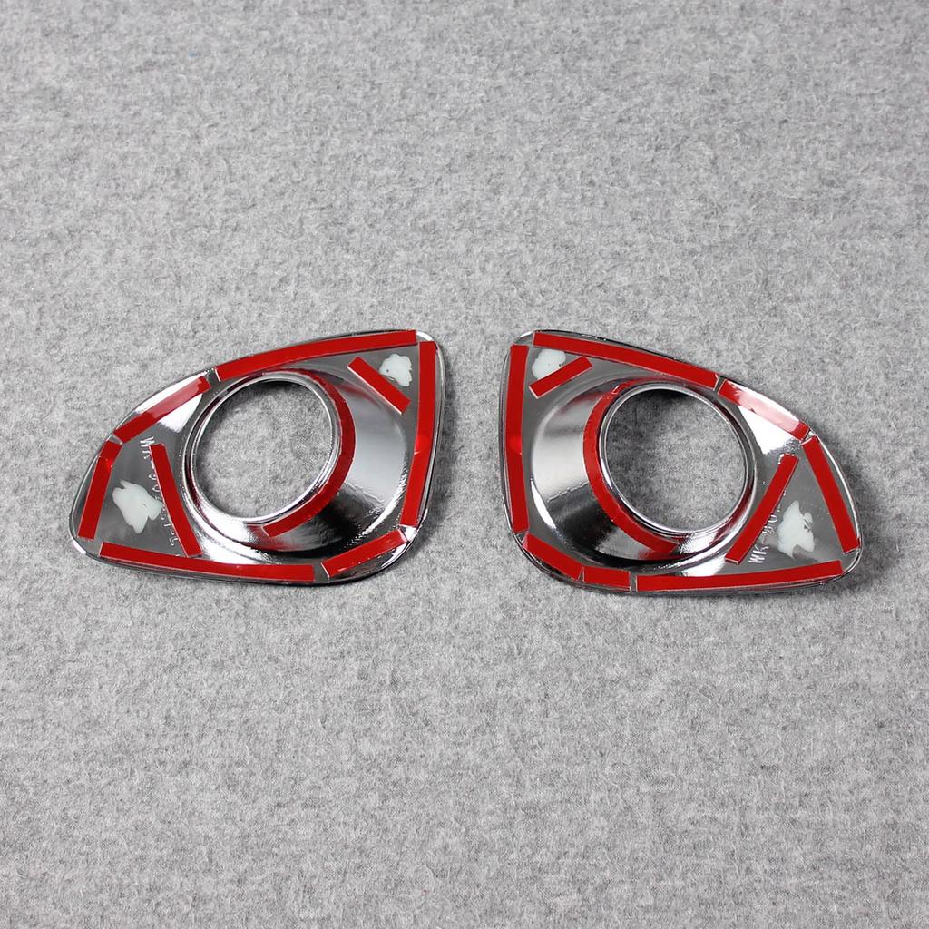 RUIQ Toyota Corolla Cross Exclusive Exterior Chrome Plated Front Fog Lamp Garnish Bezel Cover Exclusively Designed for Toyota Corolla Cross