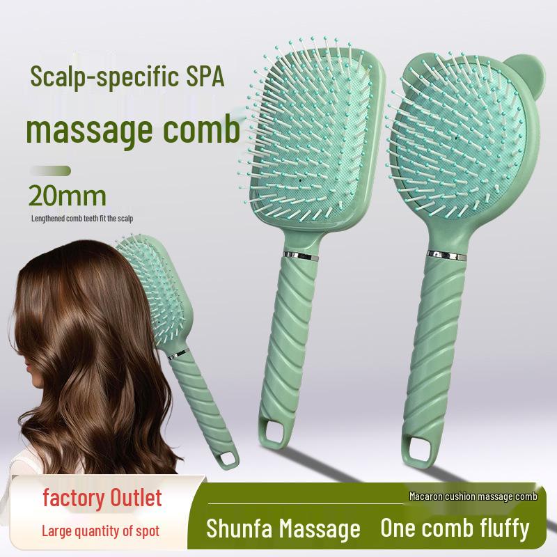 Antistatischer Luftkissenkamm für voluminöses Styling und Kopfmassage