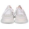 HERMES Crew knit and chevre velvet H logo low-top sneakers shoes 37 White x grayUsed