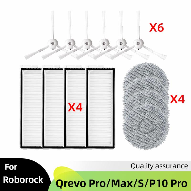 Fit For Roborock Qrevo Pro / Qrevo MaxV / Qrevo S P10 Pro Robot Vacuum Cleaner Replacement Roller Dust Bag Parts Accessories