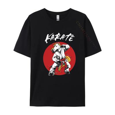 Karate Unicorn Karate Japanese Mma Tshirts Vintage Tshirt Top Tees Youth Teeshirts Cotton Printed On Streetwear Casual