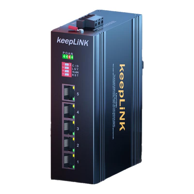 

keepLINK KP-9000-65 Series Industrial PoE Ethernet Switch without Power Adapter