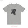 Affenspinscher Jersey T-Shirt vintage gewaschen Vielseitig Stretch Streetwear Designer Kleidung Atmungsaktives Oberteil Für den Alltag