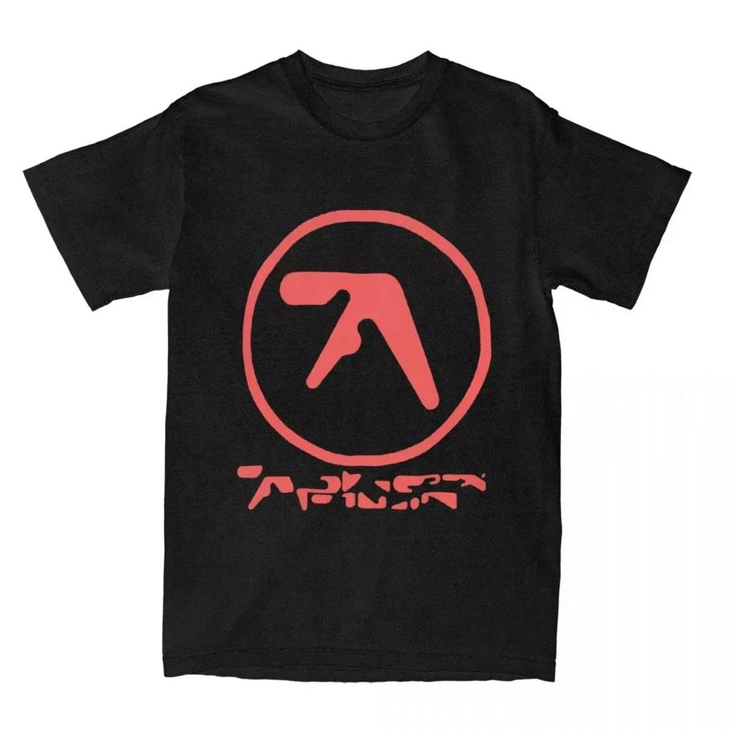 2026 Herren Damen Aphex Twin Musik T-Shirt Kleidung Vintage Kurzarm Rundhals T-Shirt Party T-Shirt Oversize Kleidung Oberteil