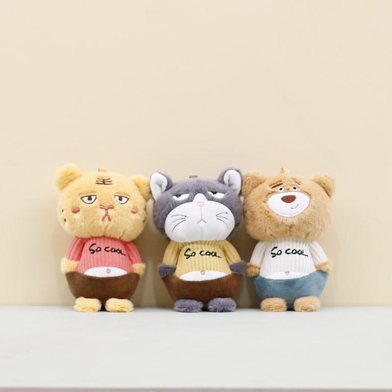 Adorable Plush Animal Series Cute Panda Bunny Kitten Soft Toy Stuffed Bear Piglet