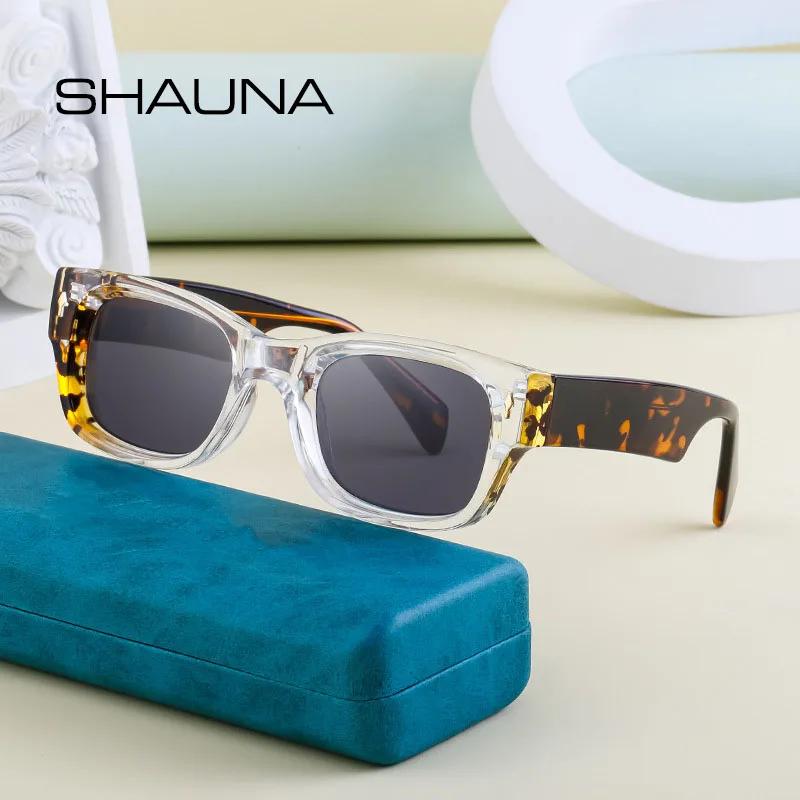Купить SHAUNA Солнцезащитные очки в прямоугольной толстой оправе в ...