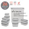26 Piece Airtight Food Storage Container Set BPA Free Microwave Dishwasher Safe 13 Containers Snap Lock Lids Stackable Food