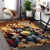 1pc Teddy Bear Christmas Sweater Chair Mat - Anime Cartoon Design, Festive Gift, Non-Slip Carpet for Office and Home Decorations.C056