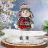 Spring Snowman Doll Snowman Doll Santa Hat Snowman Doll 