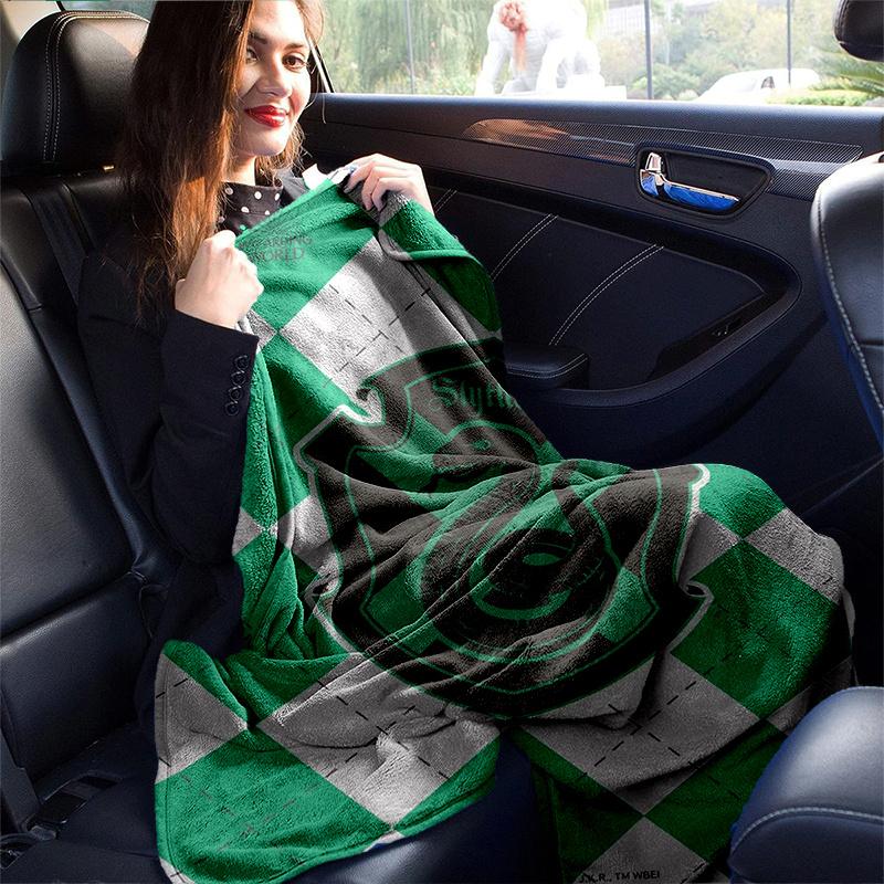Slytherin House Crest Phone Case CoverPrint Blanket, Soft Blanket For Sofa Office Bed And Travelling Daughter Birthday Gift Esj222