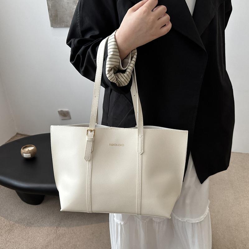 Women's Bag Large Capacity Soft Leather Tote Bags Casual Versatile Shoulder Handbag Winter Versatile Commute Bag