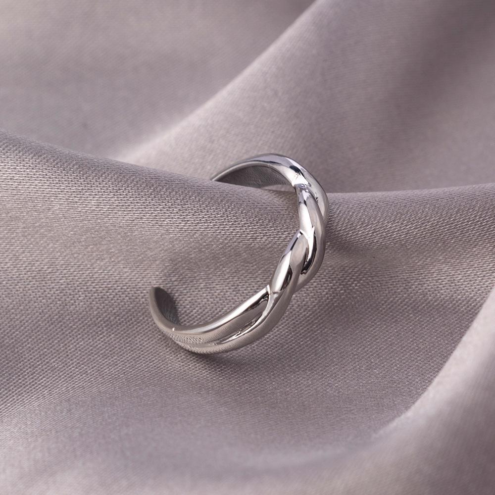 

Women s Adjustable Luxury Zircon Feather Ring