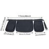 Durable Cotton Stripe Apron Anti Fouling Anti Oil Cooking Half Apron Washable Breathable Waist Apron Kitchen