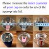 Y 12/16/20/30 Oz Sealing Cup Lid for Ozark Trail Rtic Cups Splash Spill Proof Cann Cover Tumbler Thermos Water Bottle Cover