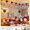 18th Birthday Party Aluminum Balloon Set - Wall Decoration Background